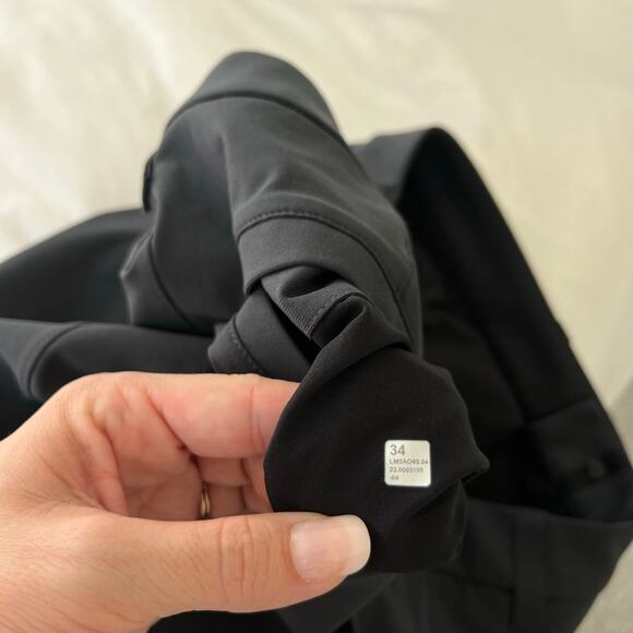 Lululemon Men’s ABC Slim-Fit Trousers Warpstreme in Obsidian Gray, Size 34x30 - Picture 10 of 13